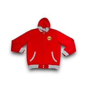 Vintage Houston Rockets NBA JH Design reversible button up hoodie jacket